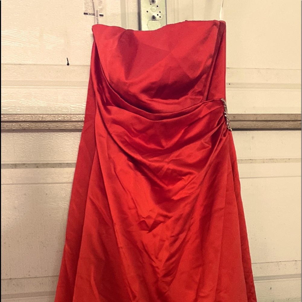 Red David’s bridal dress